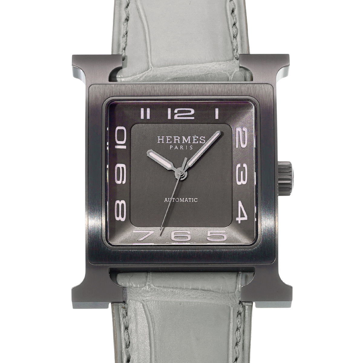 H Watch HH5.841c Gray HERMES Men's [Pre-owned].