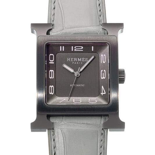 H Watch HH5.841c Gray HERMES Men's [Pre-owned].