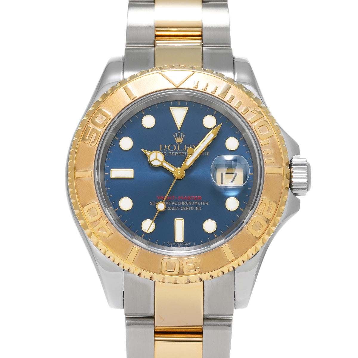 Yacht-Master 40 16623 D (manufactured circa 2005) Blue ROLEX Men's [Pre-Owned].