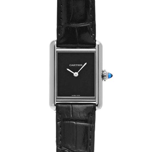 Tank Must de Cartier watch SM WSTA0071 Black Lacquer CARTIER Men's [Pre-owned]