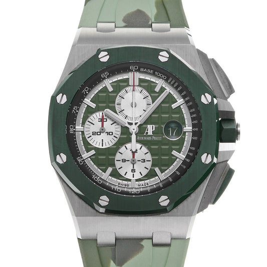Royal Oak Offshore Chronograph 26400SO.OO.A055CA.01 Green/Rhodium AUDEMARS PIGUET Men's [Pre-owned]