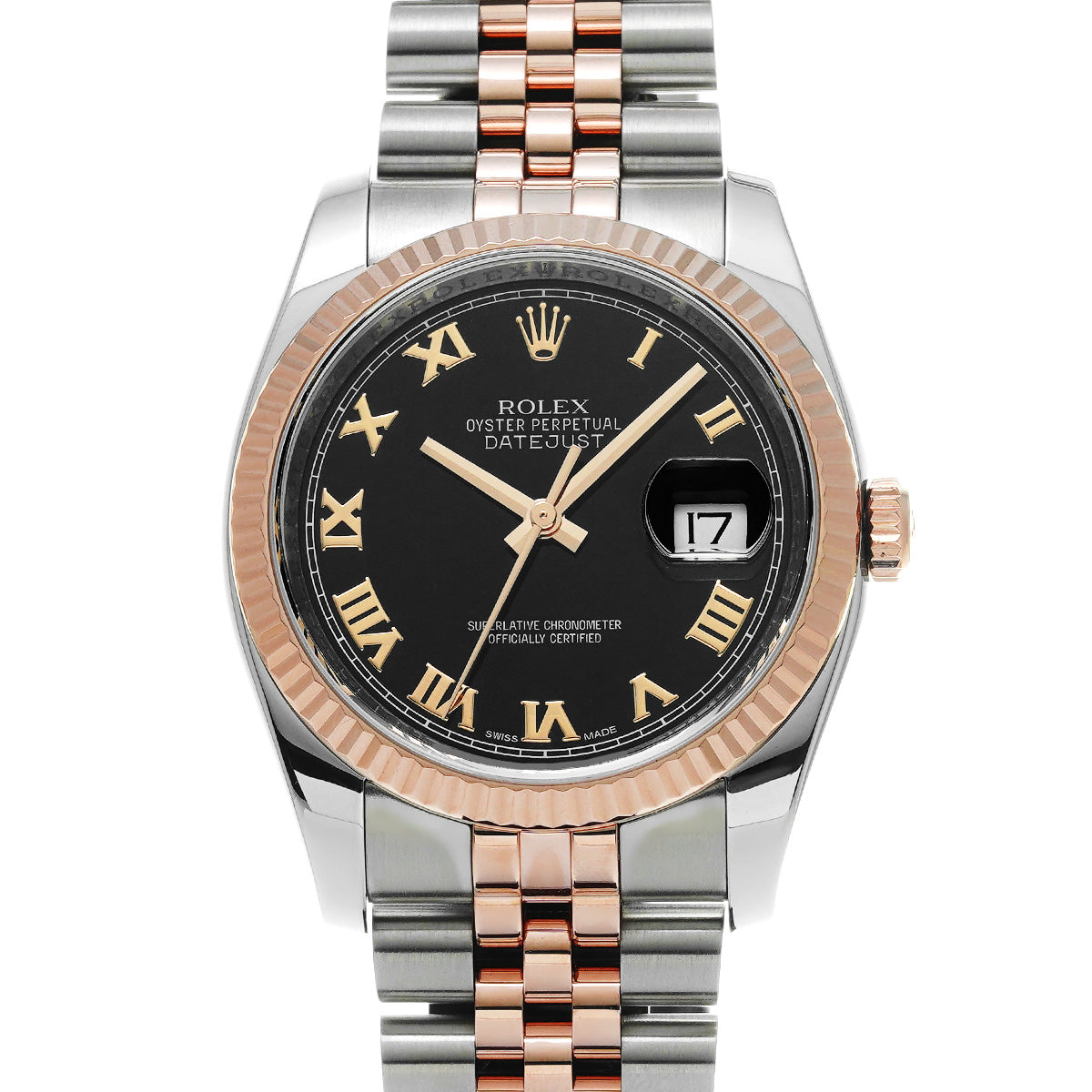 DATE JUST 116231 Random Serial Black ROLEX Men's [Pre-owned].
