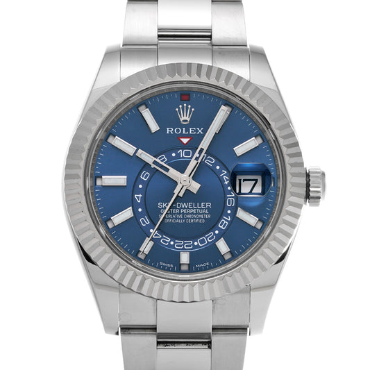 SKYDWELLER 326934 Random Serial Blue ROLEX Men's [Pre-Owned].