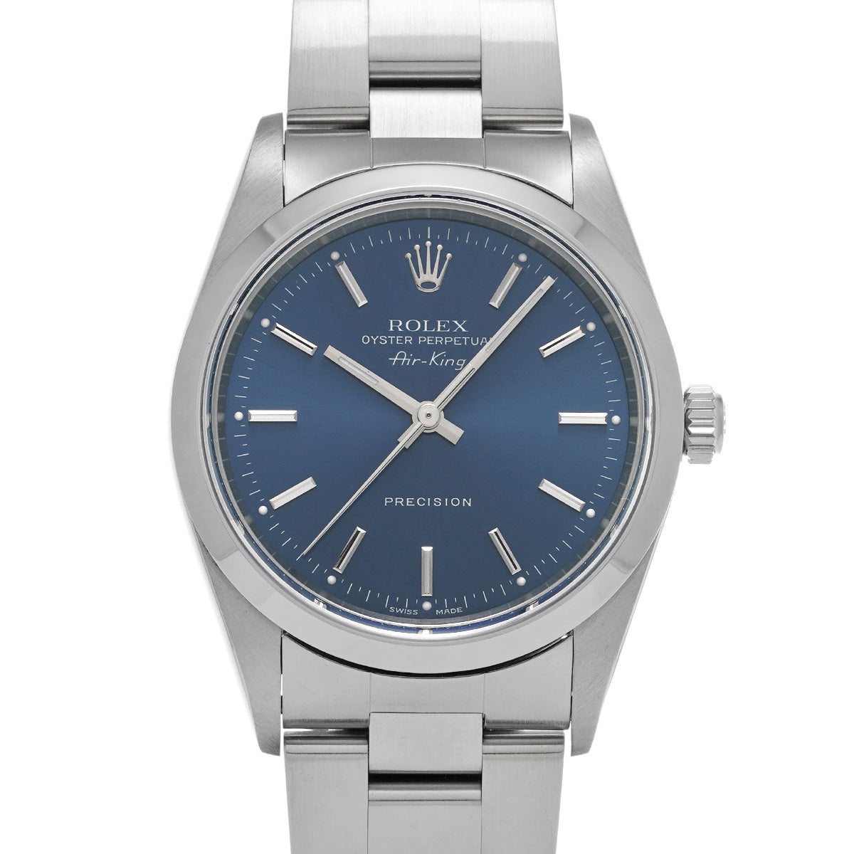 Air-King 14000M K (manufactured circa 2001) Blue ROLEX Men's [Pre-Owned].