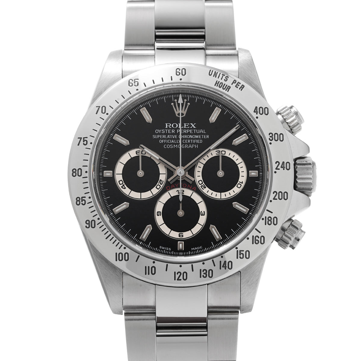 Cosmograph Daytona 16520 A (manufactured circa 1999) Black ROLEX Men's [Pre-Owned].