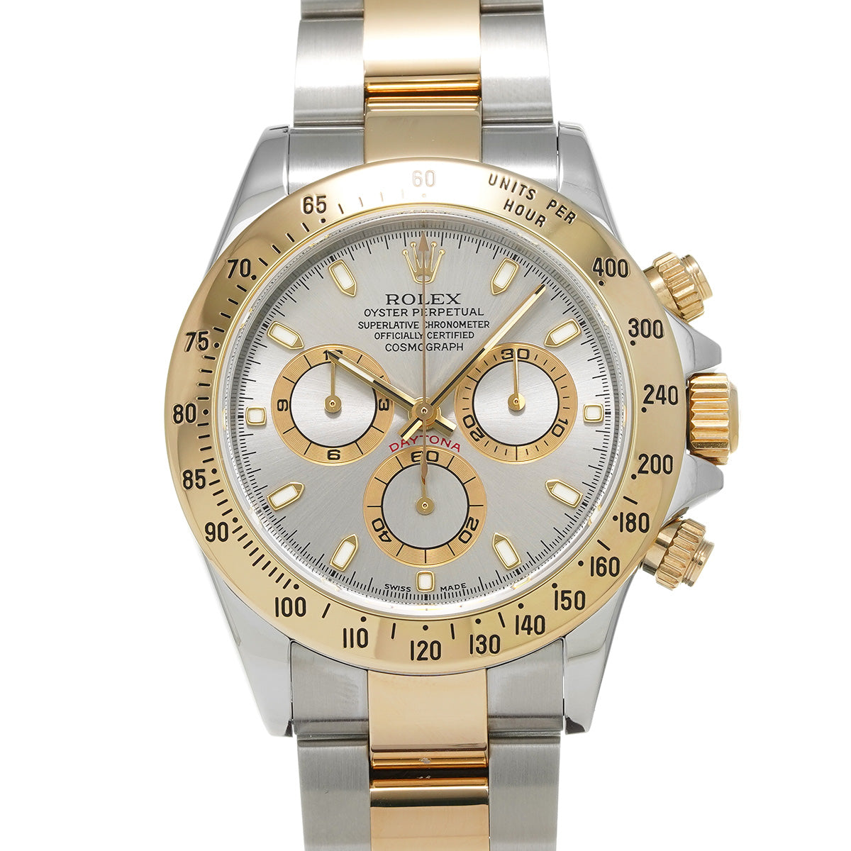 Cosmograph Daytona 116523 Y (manufactured circa 2002) Gray ROLEX Men's [Pre-Owned].