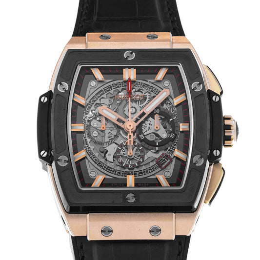 Spirit of Big Bang King Gold Ceramic 601.OM.0183.LR Skeleton HUBLOT Men's [Pre-owned]