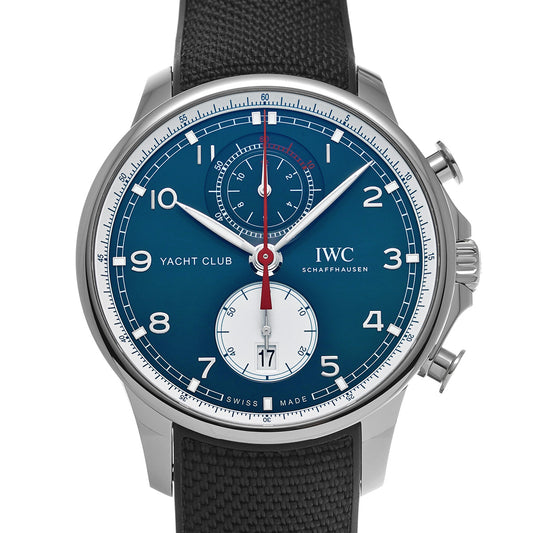 Portuguese Yacht Club Chronograph All Bar Brown IW390704 Blue/White IWC Men's [Pre-Owned]