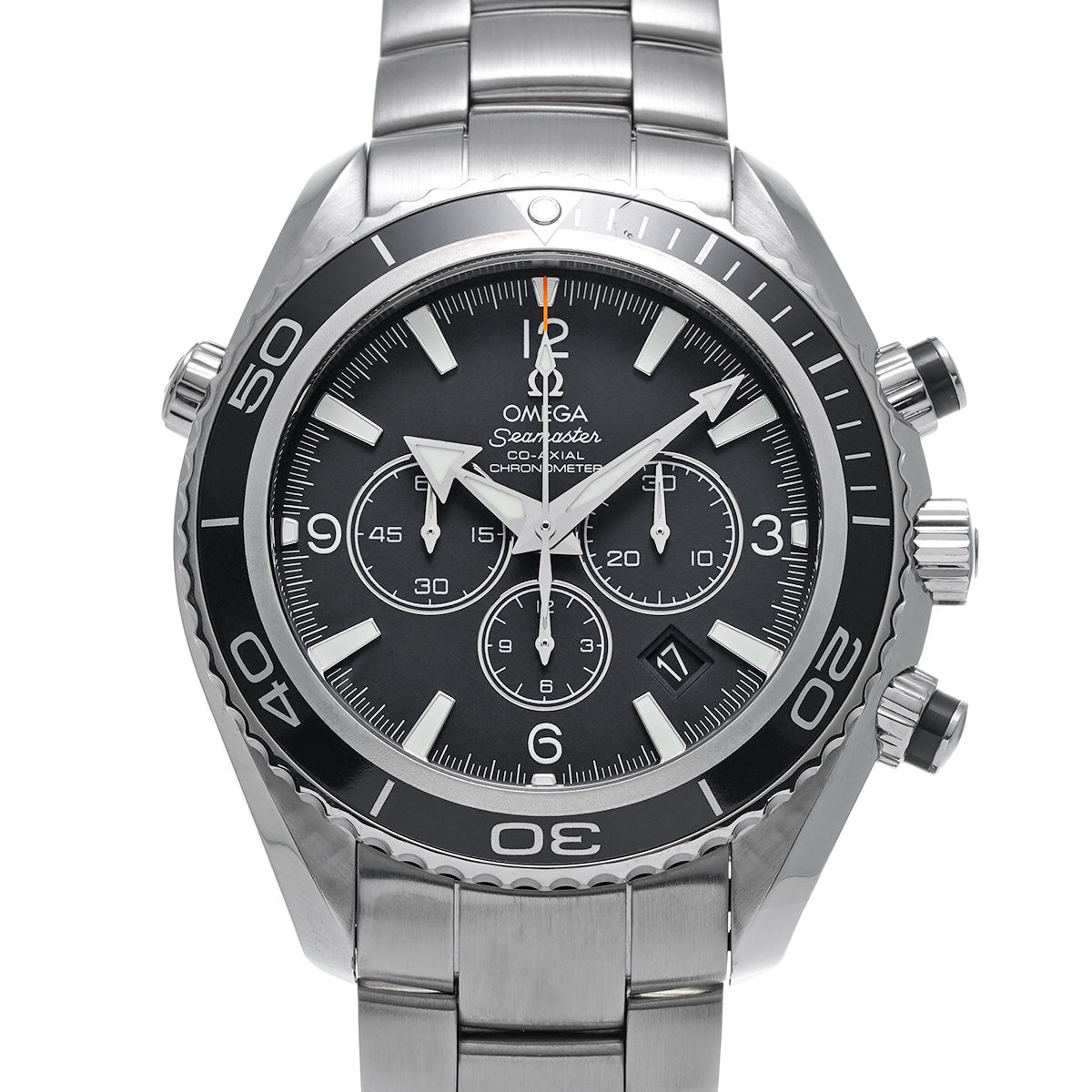 Seamaster Planet Ocean 600 Co-Axial Chronograph 2210.50 Black OMEGA Men's [Pre-Owned].