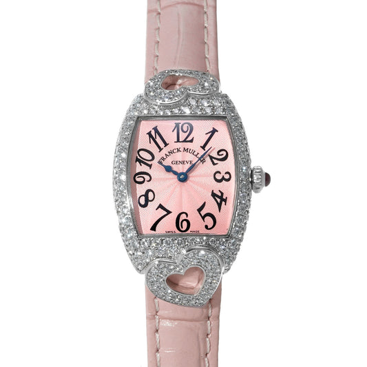 Tonneau Curvex COEUR 2250QZHJCOEUR Pink FRANCK MULLER Ladies [Pre-owned]