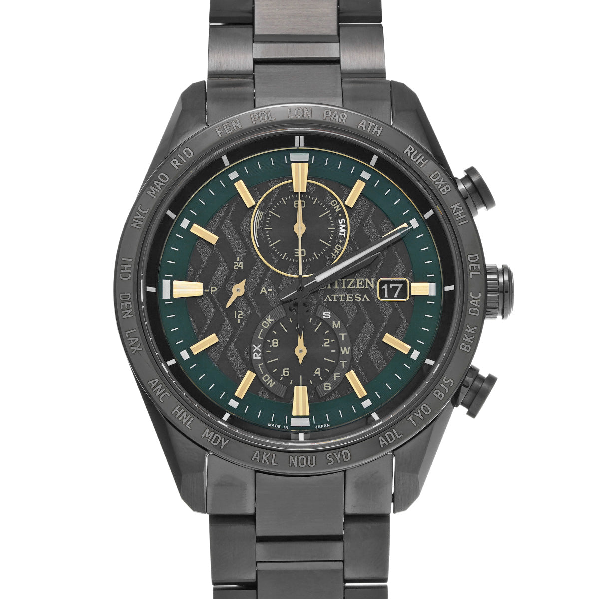 Atessa ACT Line Black Titanium AT8288-60E Black CITIZEN Men's [Pre-owned].