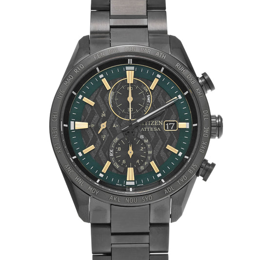 Atessa ACT Line Black Titanium AT8288-60E Black CITIZEN Men's [Pre-owned].