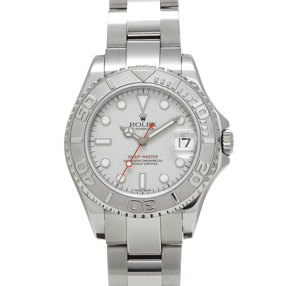 Yacht-Master 35 168622 F (manufactured circa 2003) Gray ROLEX Unisex [Pre-Owned].