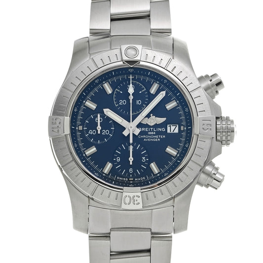 Avenger Chronograph 43 A13385101C1A1 Blue BREITLING Men's [Pre-Owned].