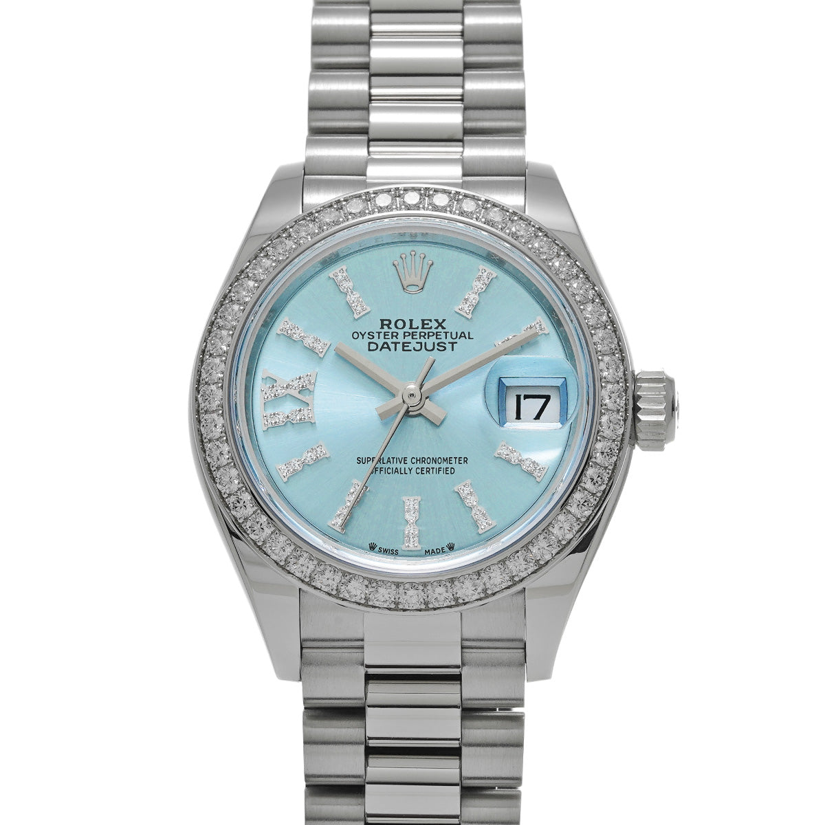 Lady Datejust 279136RBR Random Serial Ice Blue/Diamond ROLEX Ladies [Pre-Owned].