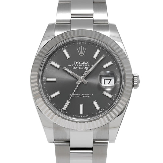 DATE JUST 41 126334 Gray ROLEX Men's [Pre-Owned].