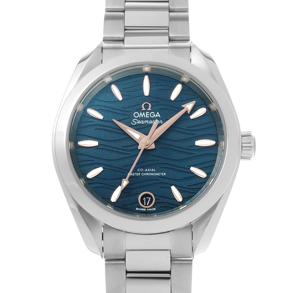 Seamaster Aqua Terra Co-Axial Master Chronometer 220.10.34.20.03.001 Blue OMEGA Ladies [New]