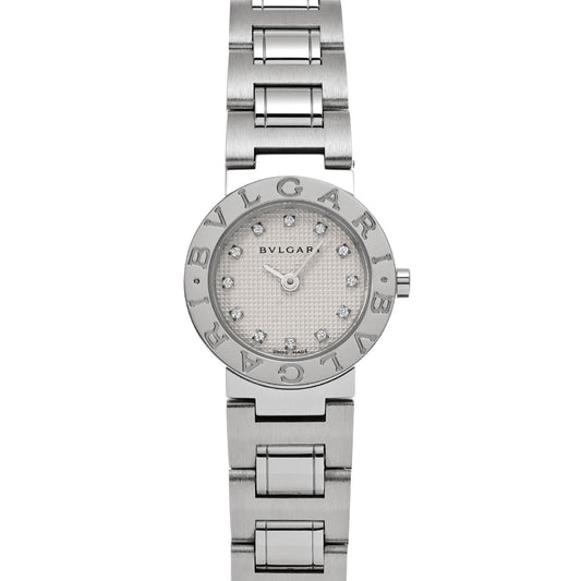 Bulgari Bulgari BB23SS Ivory/Diamond BVLGARI Ladies [Pre-owned].