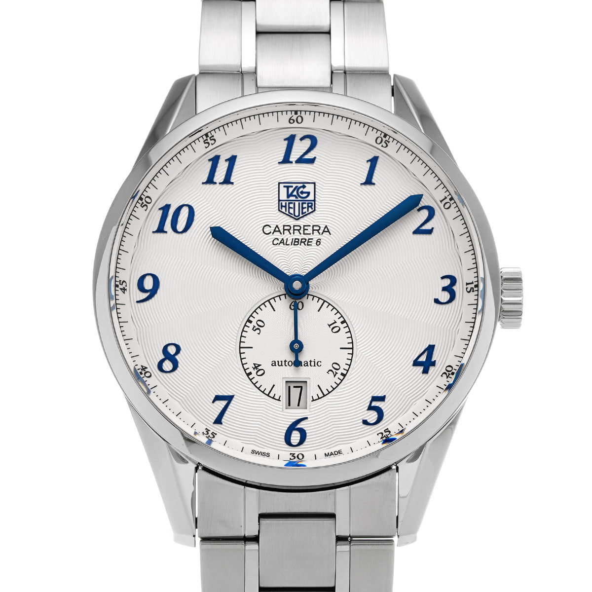 CARRERA Heritage Calibre 6 WAS2111.BA0732 Silver TAG HEUER Men's [Pre-Owned].