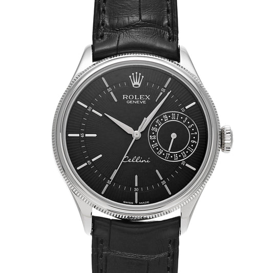 Cellini Date 50519 Random Serial Black ROLEX Men's [Pre-owned].