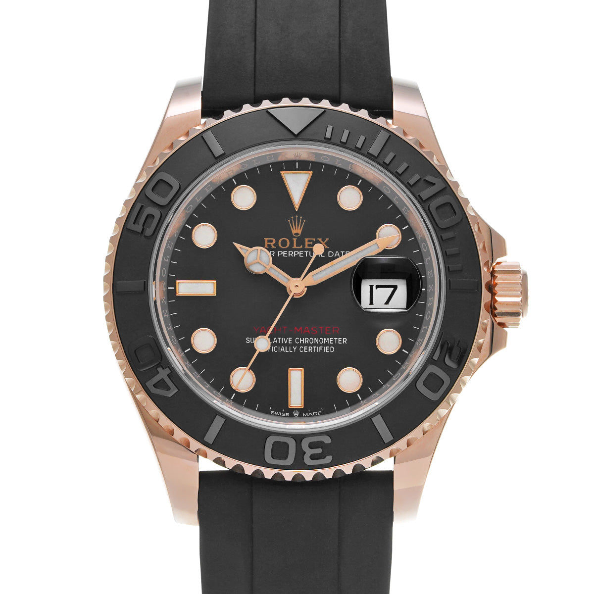 Yacht-Master 40 126655 Random Serial Black ROLEX Men's [Pre-Owned].