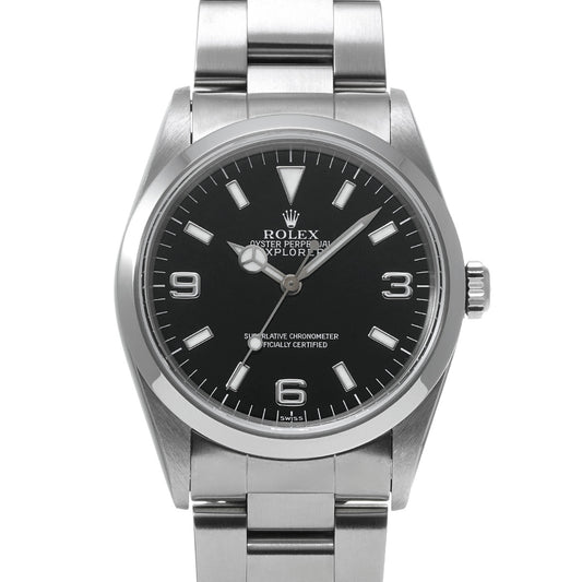 Explorer 14270 A (manufactured circa 1999) Black ROLEX Men's [Pre-Owned].