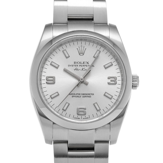 Air-King 114200 Z (manufactured circa 2006) Silver ROLEX Men's [Pre-Owned].