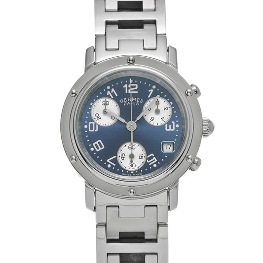 Clipper Chronograph CL1.310 Blue HERMES Ladies [Pre-Owned].