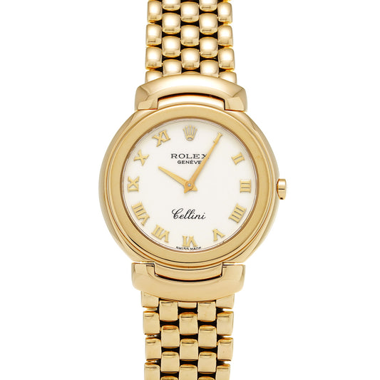 Cellini 6622/8 E (manufactured circa 1991) White ROLEX Men's [Pre-owned].