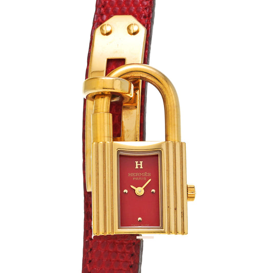 Kelly watch KE1.201 Red HERMES Ladies [Pre-owned].