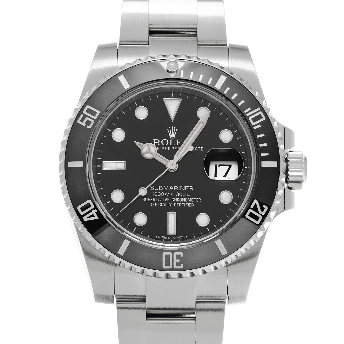 Submariner Date 116610LN Random Serial Black ROLEX Men's [Pre-Owned].