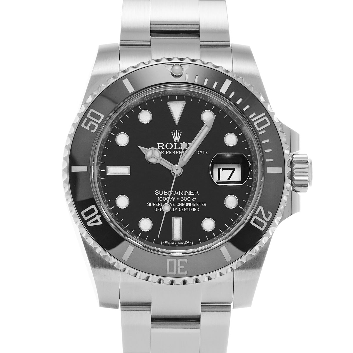 Submariner Date 116610LN Random Serial Black ROLEX Men's [Pre-Owned].