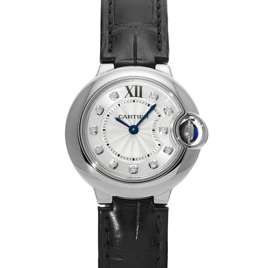 Ballon Bleu SM W4BB0008 Silver / Diamonds CARTIER Ladies [Pre-owned]