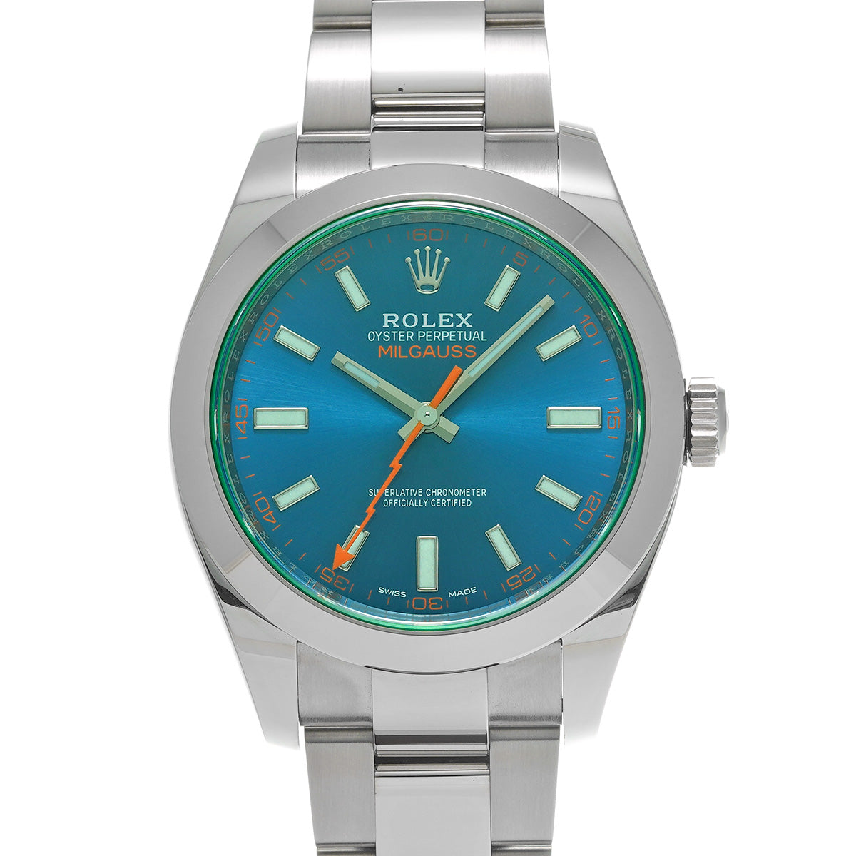 Milgauss 116400GV Random Serial Z-Blue ROLEX Men's [Pre-Owned].