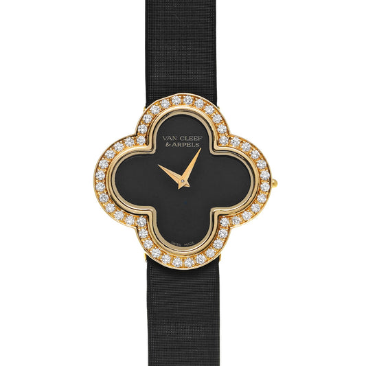 Vintage Alhambra watch VCARN5HZ00 Black Van Cleef &amp; Arpels Ladies [pre-owned]