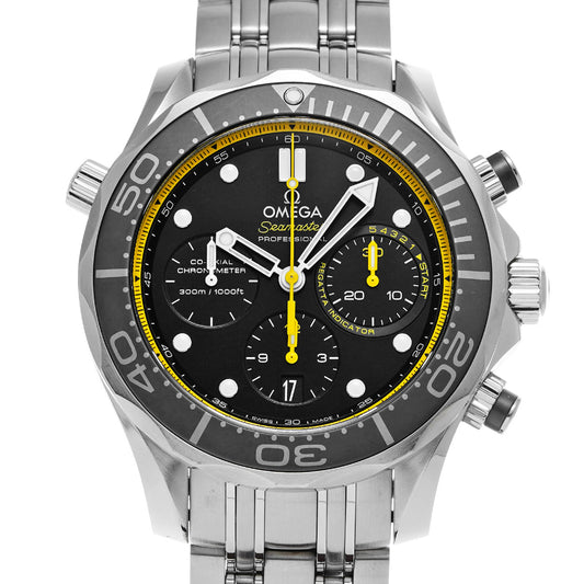 Seamaster Diver 300 Co-Axial Chronograph Regatta 212.30.44.50.01.002 Black OMEGA Men's [Pre-Owned].