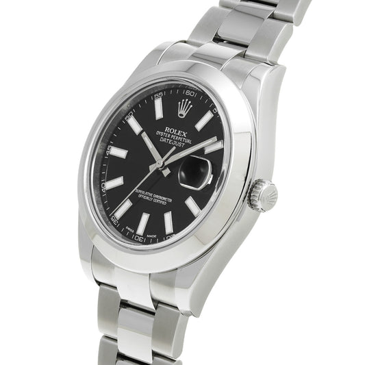 Datejust II 116300 Random Serial Black ROLEX Men's [Pre-owned].