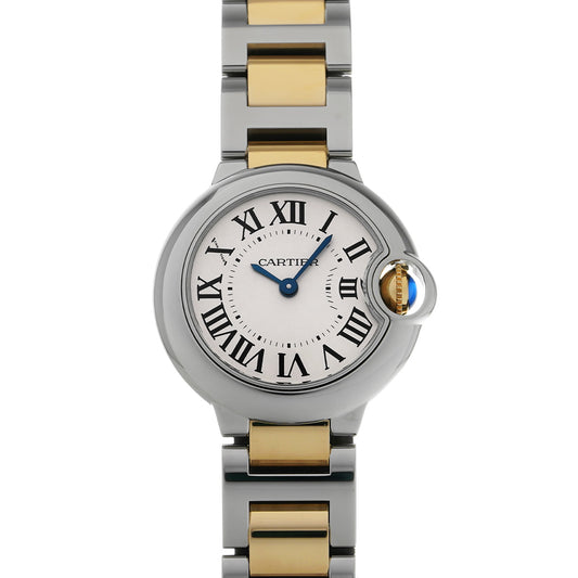 Ballon Bleu de Cartier 28mm W69007Z3 Silver CARTIER Ladies [Pre-owned].