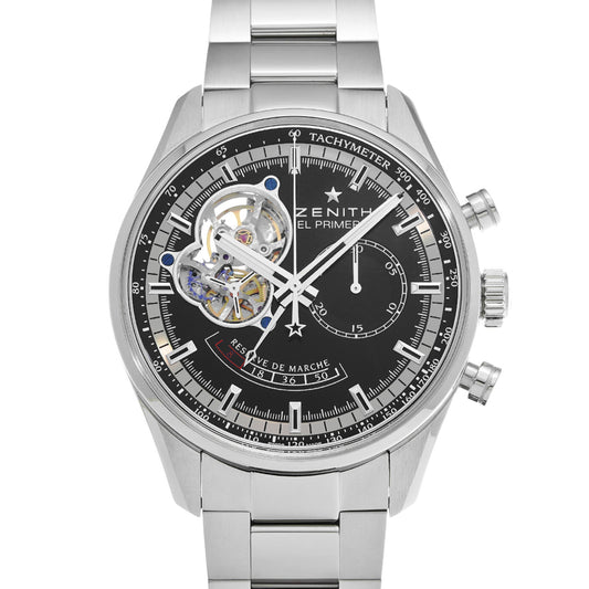 Chronomaster El Primero Open Power Reserve 03.2080.4021/21.M2040 Black ZENITH Men's [Pre-Owned].