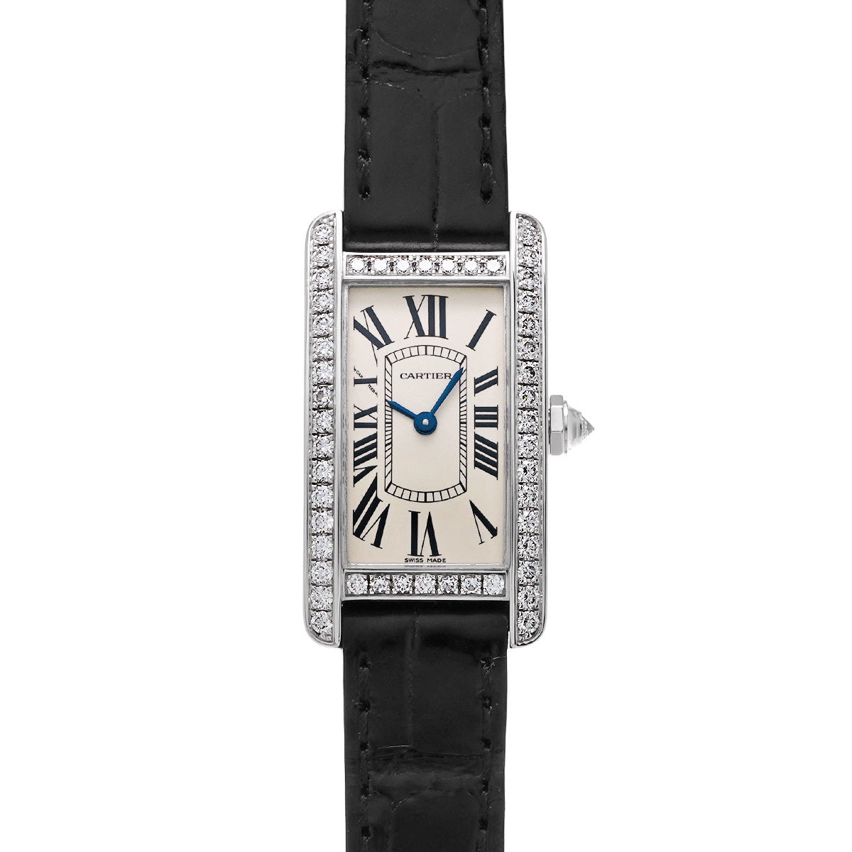 Tank American SM WB707331 Silver CARTIER Ladies [Pre-owned]