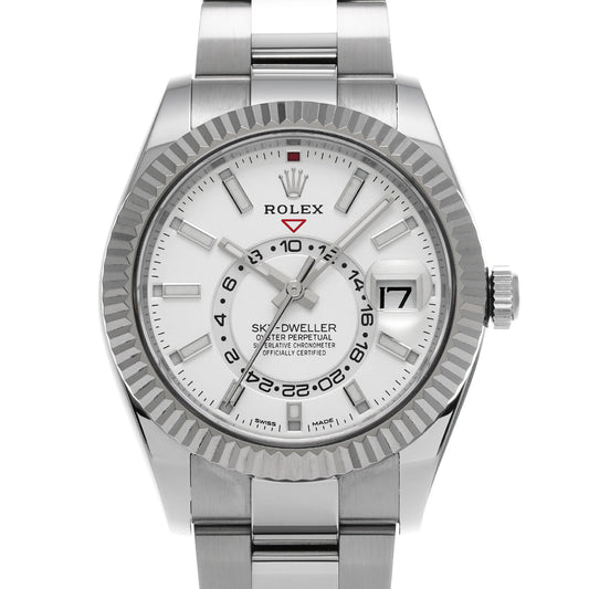 SKYDWELLER 326934 Random Serial White ROLEX Men's [Pre-Owned].