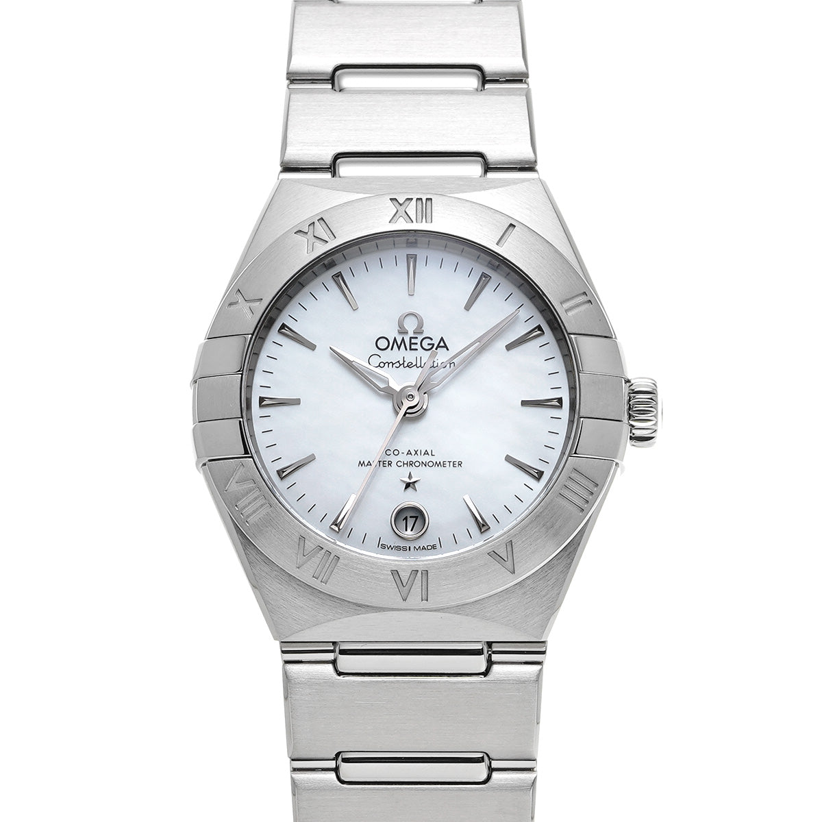 Constellation Manhattan Co-Axial Master Chronometer 29mm 131.10.29.20.05.001 White MOP OMEGA Ladies [New]
