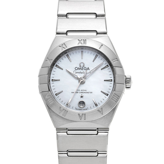 Constellation Manhattan Co-Axial Master Chronometer 29mm 131.10.29.20.05.001 White MOP OMEGA Ladies [New]