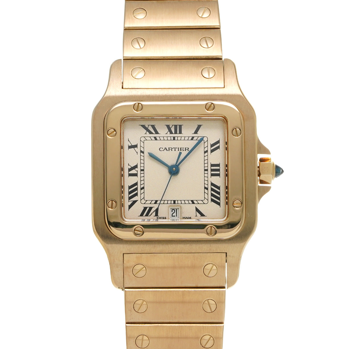 Santos Garbet LM W20009C5 Ivory CARTIER Ladies [Pre-owned].