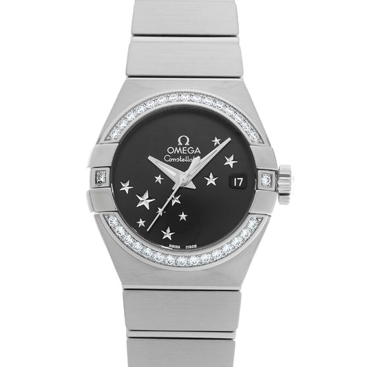 Constellation Blush Chronometer 123.15.27.20.01.001 Black/Diamond OMEGA Ladies [New]