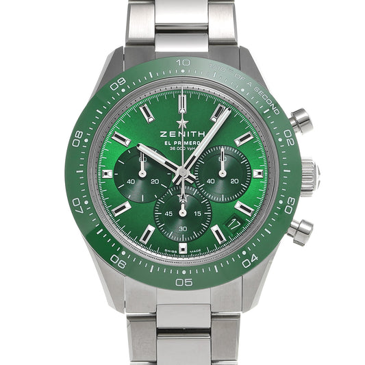 Chronomaster Sport Yoshida Special Edition 03.3107.3600/56.M3100 Green Lacquer ZENITH Men's [Pre-Owned].