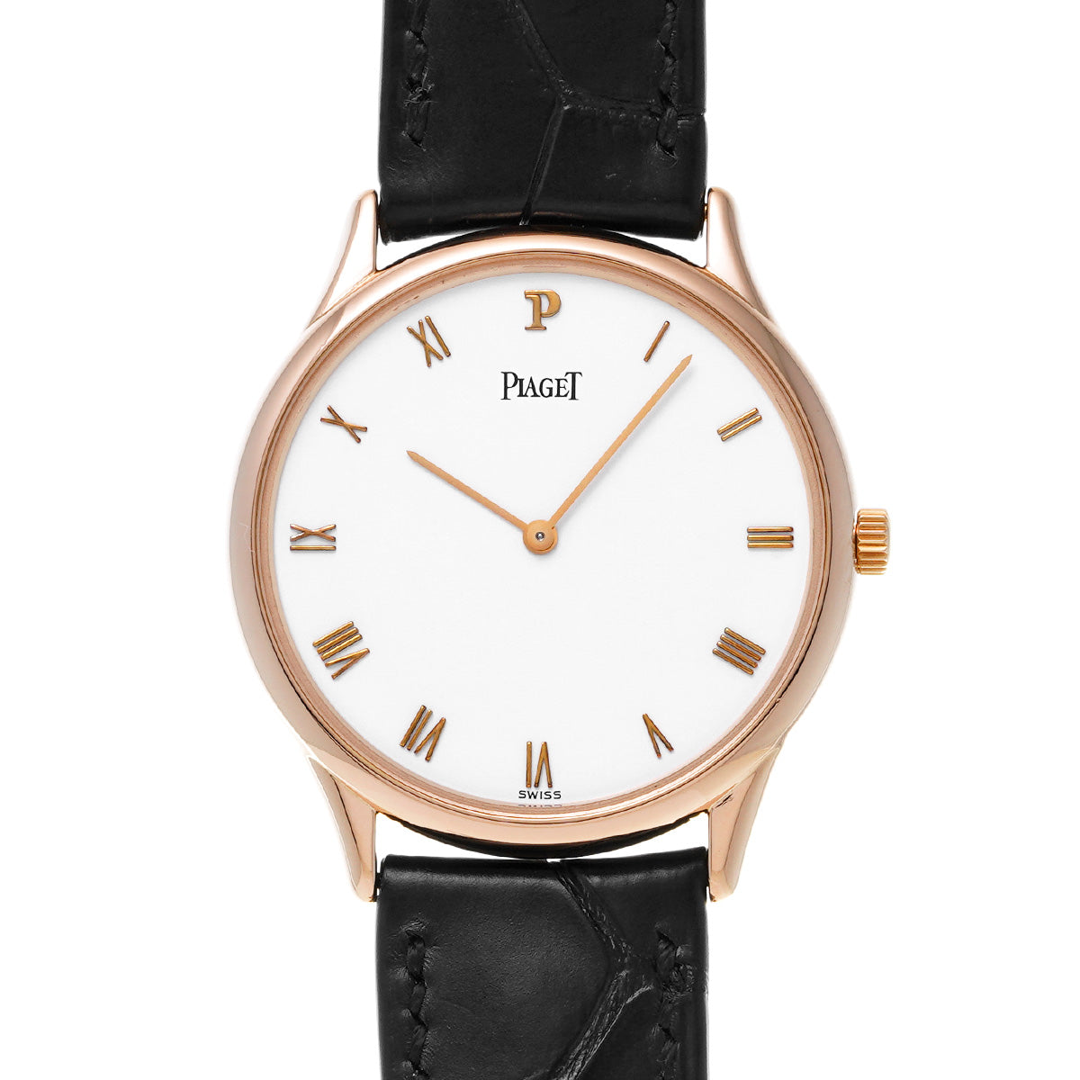 Round 9095N White Piaget Men's [Pre-owned].