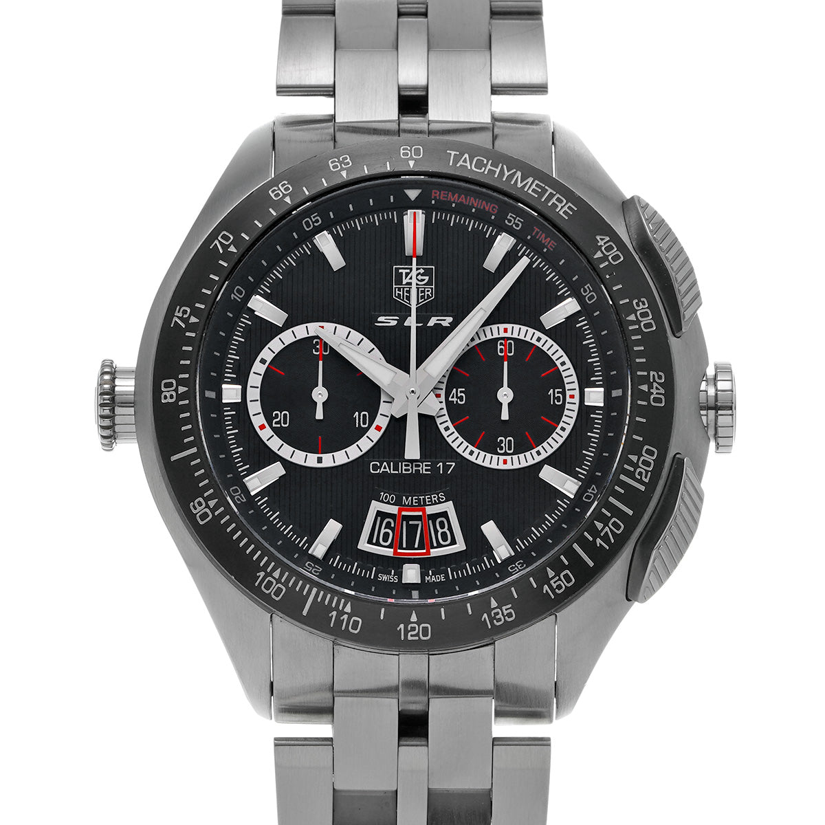 SLR Calibre 17 Mercedes-Benz CAG2010.BA0254 Black TAG HEUER Men's [Pre-Owned].