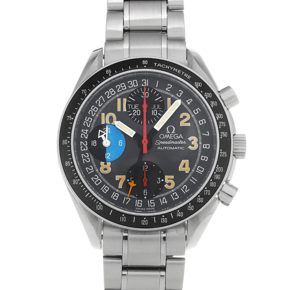 Speedmaster Mark 40 AM/PM 3520.53 Gray/Black OMEGA Men's [Pre-Owned].