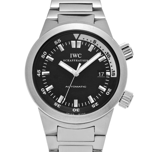 Aquatimer Automatic IW354805 Black IWC Men's [Pre-Owned]